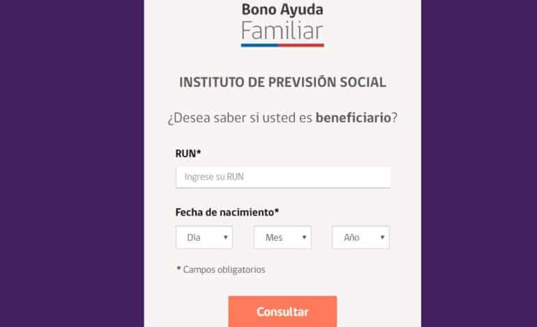 ¿Cómo Consultar el Bono en Línea Usando el RUT?