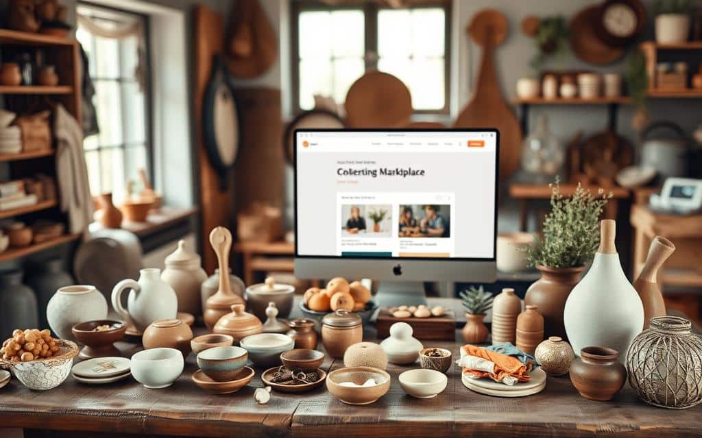 Online-Verkauf von handgemachten Artikeln und digitalen Produkten