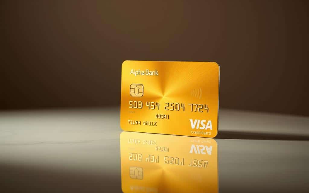 card de credit Alpha Bank Visa Gold